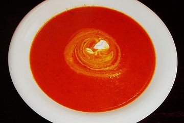 Scharfe Bohnen - Paprika - Suppe