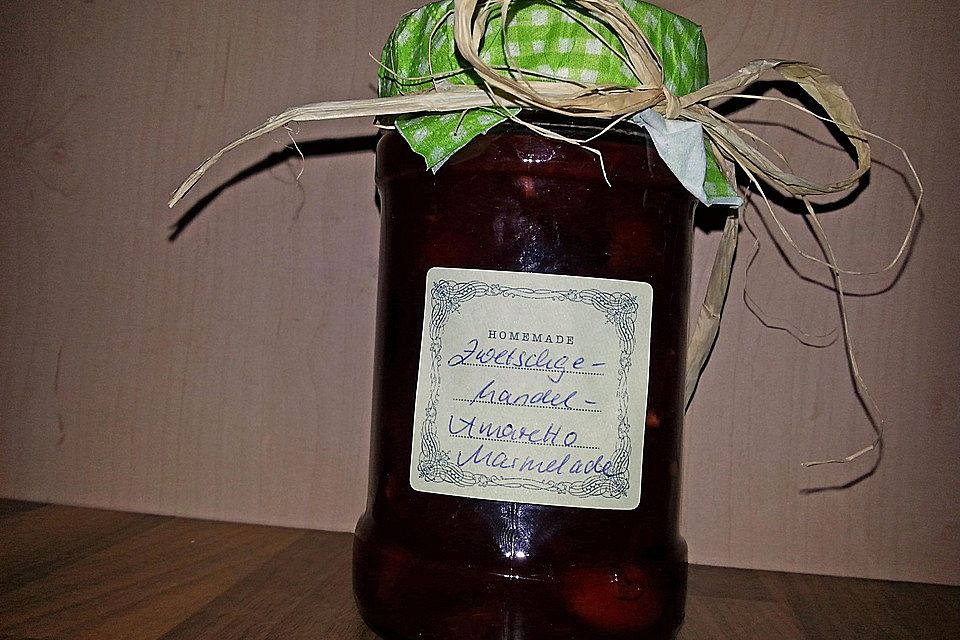 Amaretto - Zwetschgen - Mandel - Marmelade