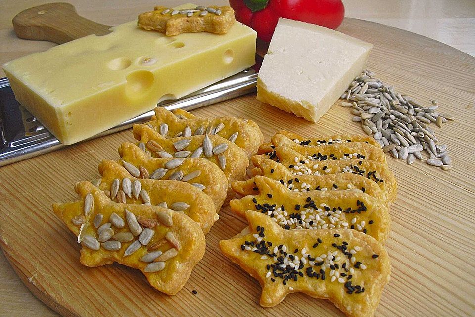 Mürbes Käsegebäck