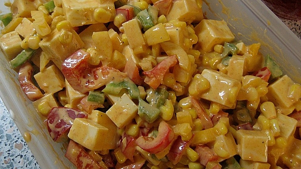 Einfacher Käsesalat mit Gouda und Miracle Whip von Matinschen| Chefkoch