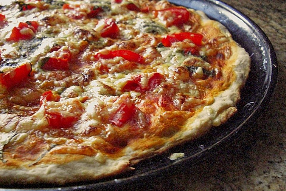 Pizza - Bierteig Pizza - Bierteig