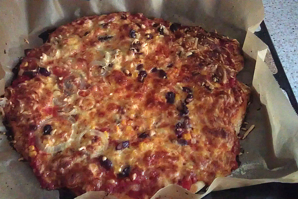 Pizza - Bierteig Pizza - Bierteig