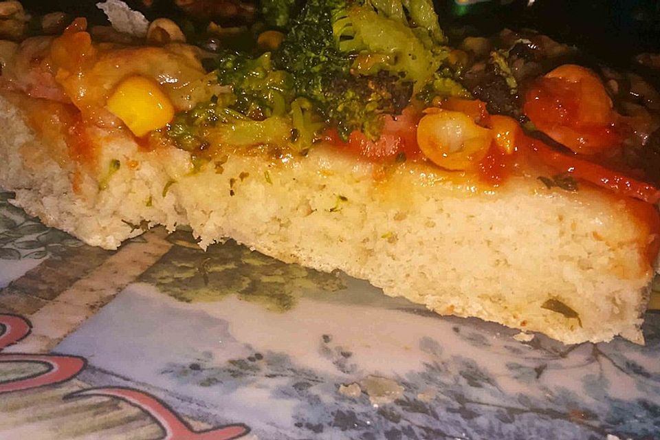 Pizza - Bierteig Pizza - Bierteig
