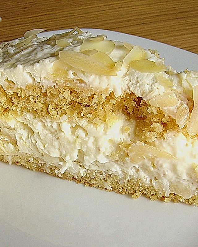 Kokoscreme - Mandel - Torte