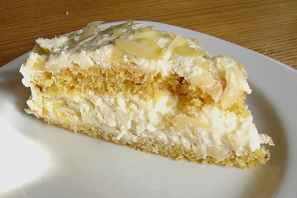 Kokoscreme - Mandel - Torte