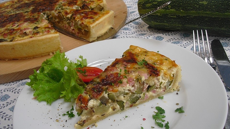 Zucchini Quiche Mit Schinken Von Occulta Chefkoch 