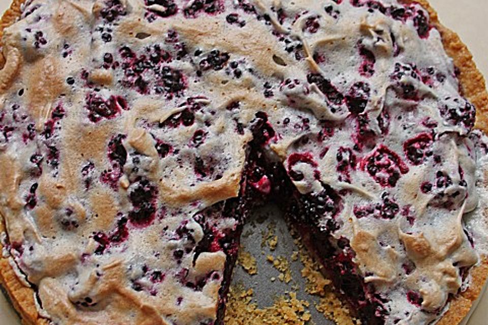 Brombeer - Baiser - Torte