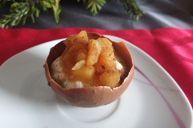 Apfeldessert mit Mascarponecreme von hobbykoechin| Chefkoch