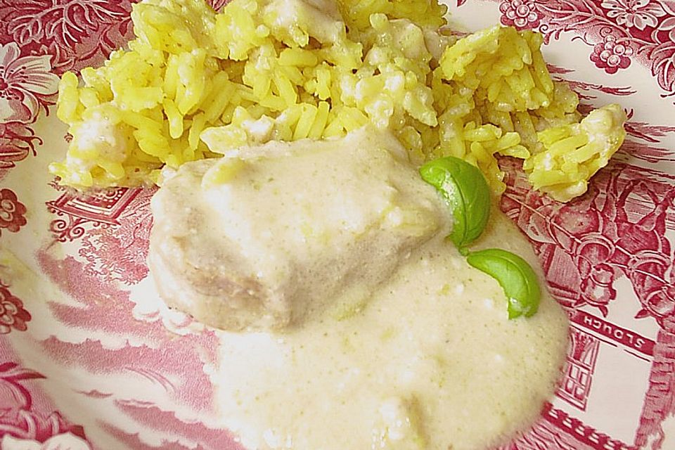 Schweinefilet in Rahmsauce