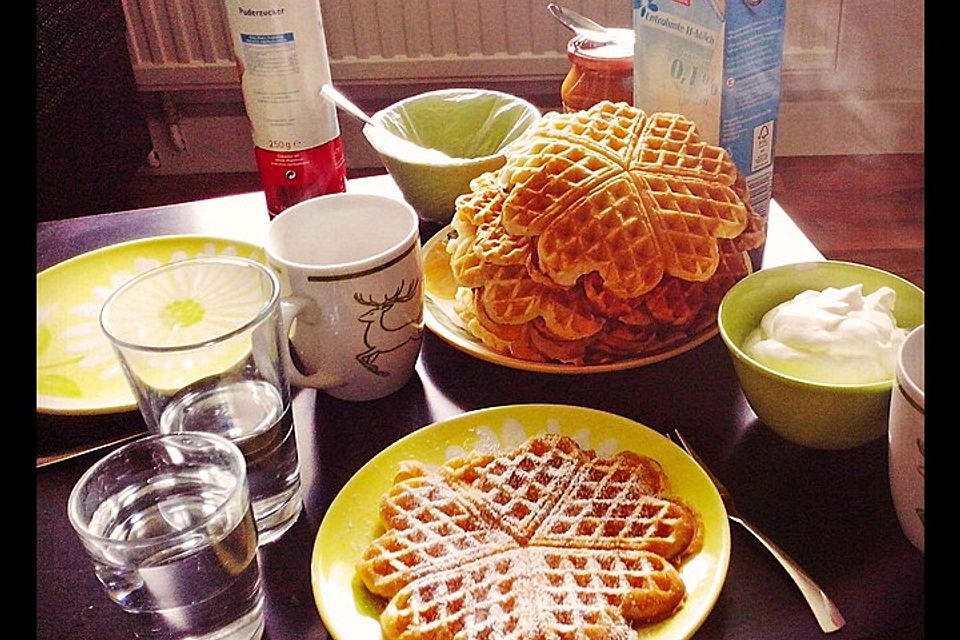 Weltbeste Buttermilchwaffeln