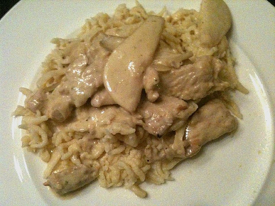 Puten - Birnen - Geschnetzeltes in cremiger Käsesauce von belami| Chefkoch