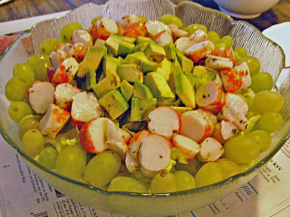 Scampi auf Salat von Bärchenmama| Chefkoch