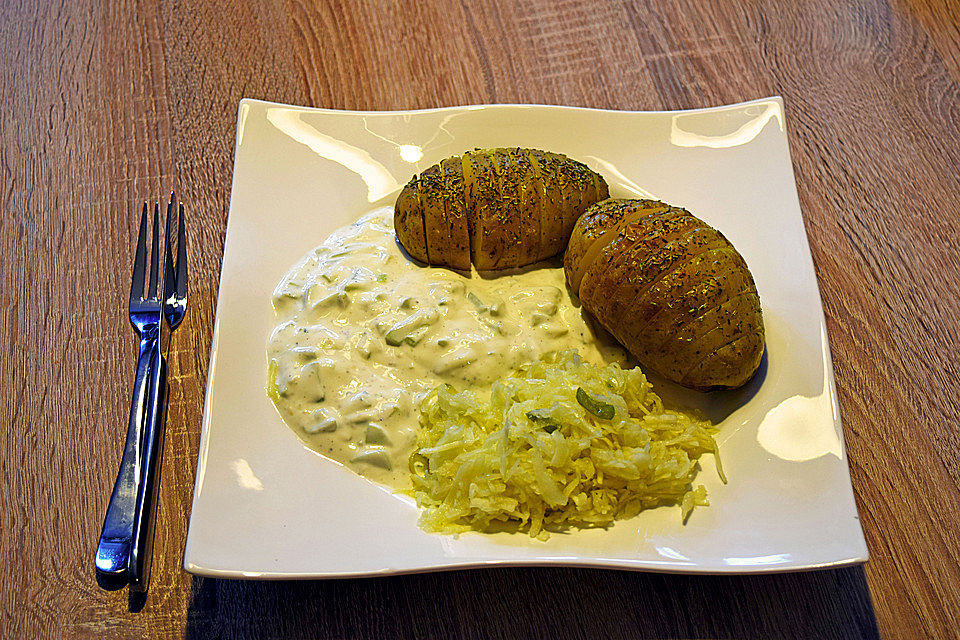 Schwedische Ofenkartoffeln Schwedische Ofenkartoffeln