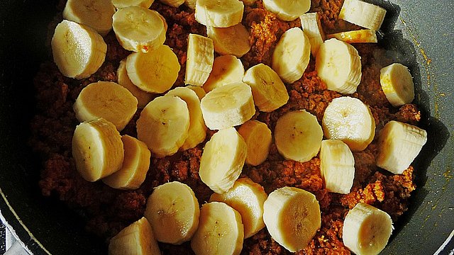 Bananen - Hackfleisch - Pfanne von Froeschlein2005 Bananen - Hackfleisch - Pfanne von Froeschlein2005