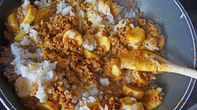 Bananen - Hackfleisch - Pfanne von Froeschlein2005 Bananen - Hackfleisch - Pfanne von Froeschlein2005
