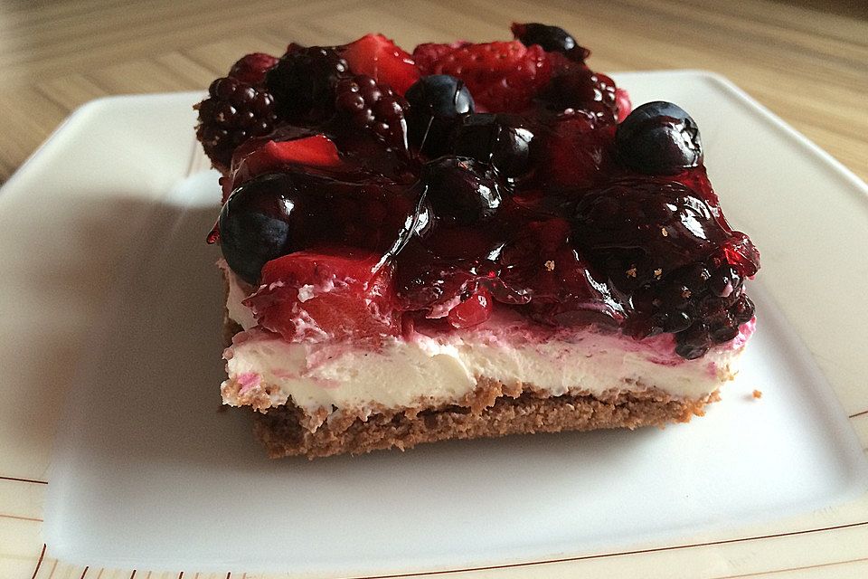 Beerenkuchen mit Mascarpone