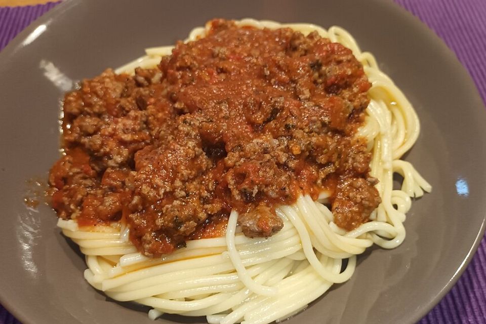 Spaghetti Bologneser Art