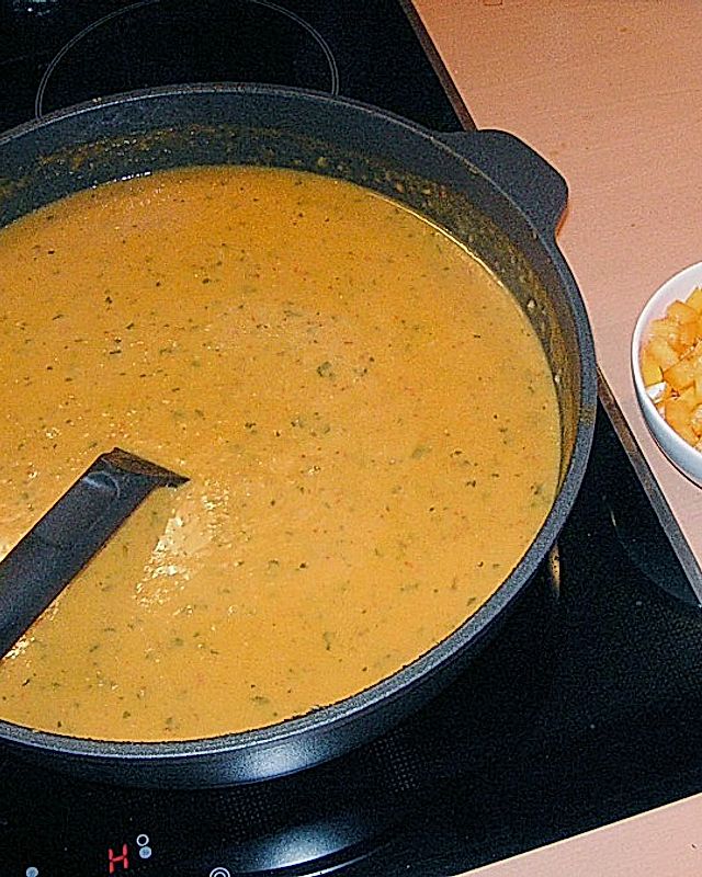Paprika - Grünkern - Suppe