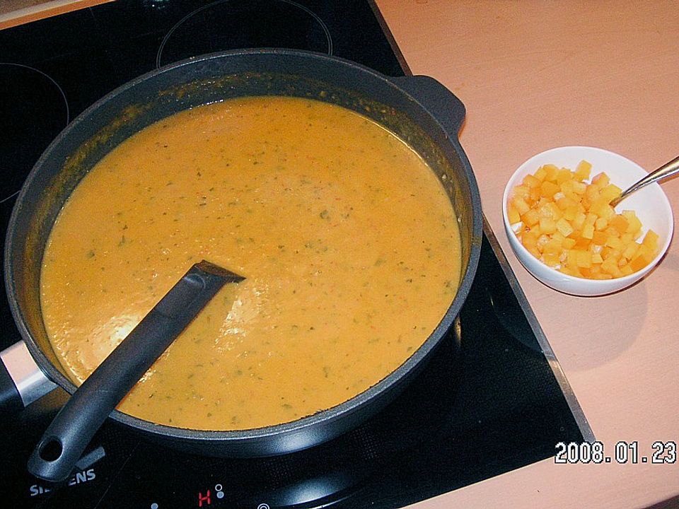 Paprika - Grünkern - Suppe von KleineZora23| Chefkoch