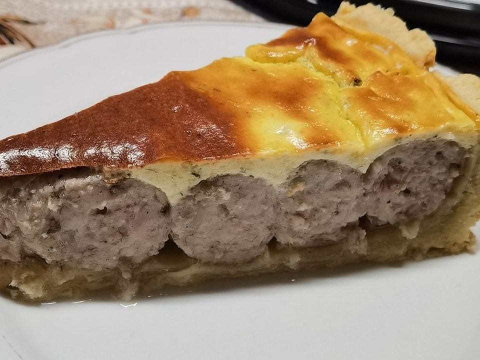 Bratwurst - Torte mit Senfkruste von haianne| Chefkoch