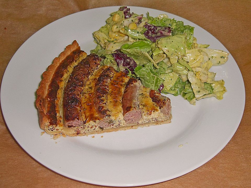 Bratwurst Torte mit Senfkruste von haianne Chefkoch