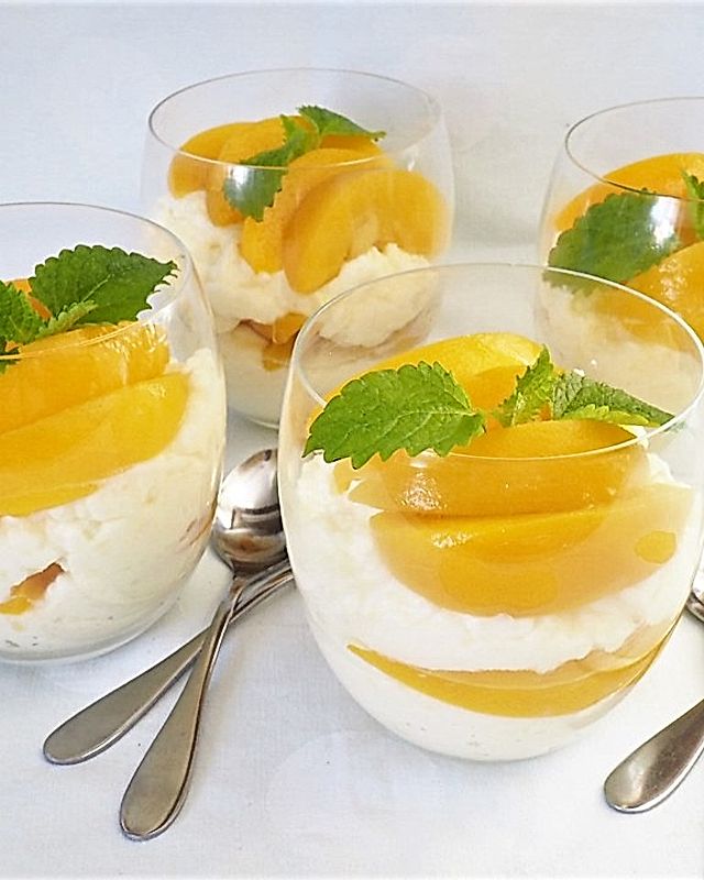 Pfirsich Dessert