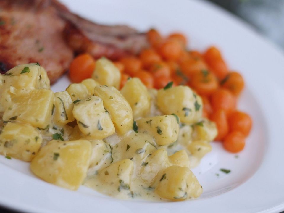 Rahmkartoffeln mit Schmelzkäse von Laura2| Chefkoch