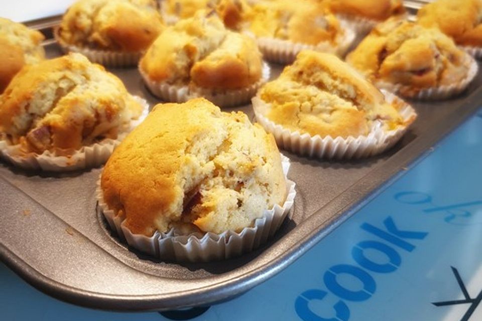 Saftige Pflaumenmuffins