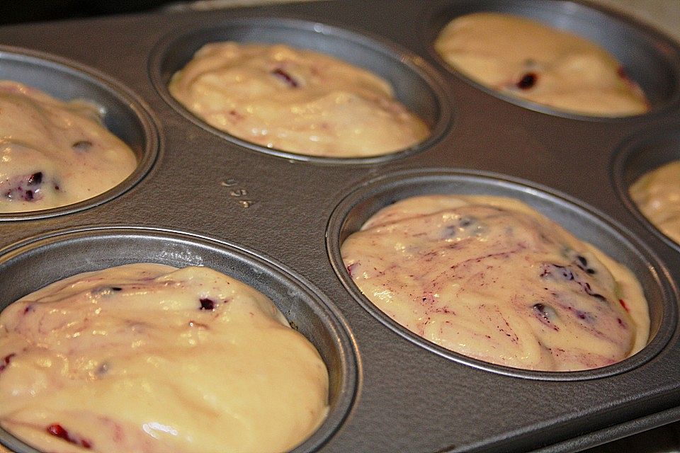 Saftige Pflaumenmuffins