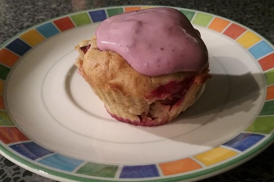 Saftige Pflaumenmuffins