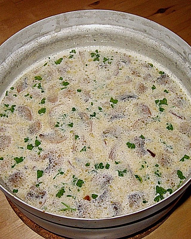Champignon - Cremesuppe