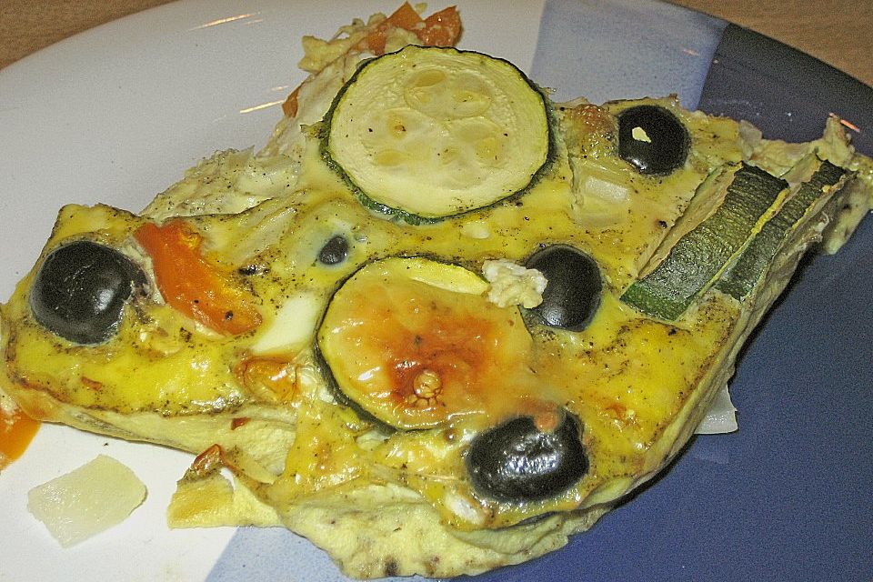 Oliven - Käse - Tortilla