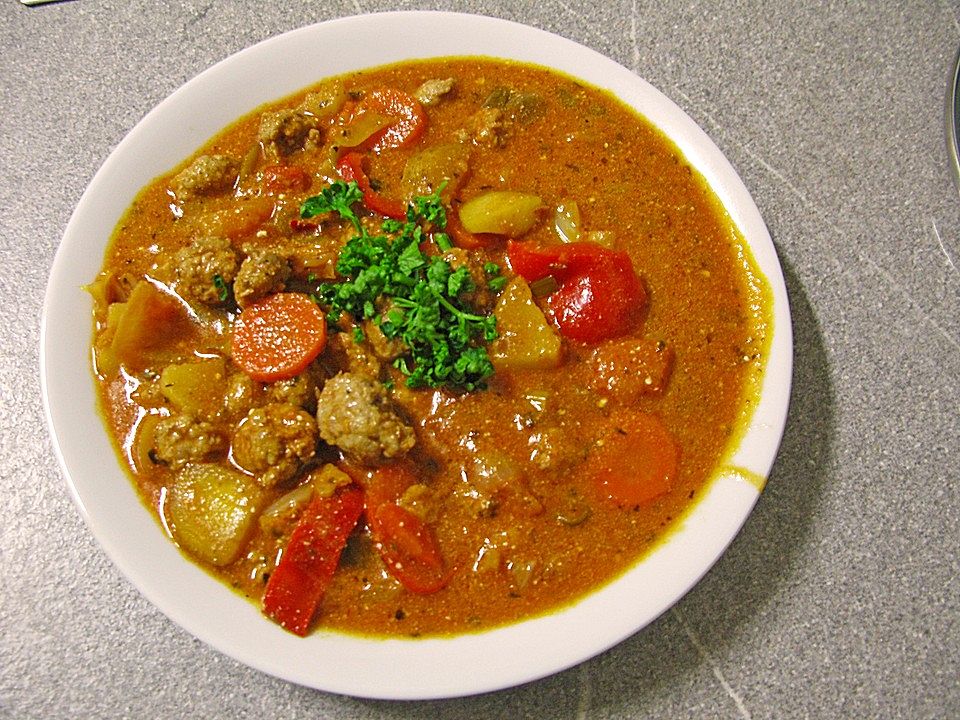 Hackfleisch - Tomaten - Suppe von Meer0563| Chefkoch