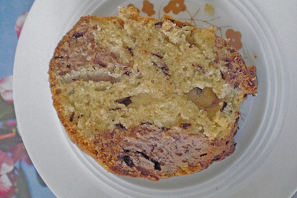 Schoko - Bananen - Kuchen