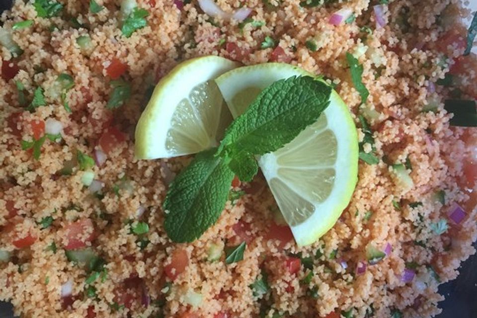 Bunter Couscous - Salat