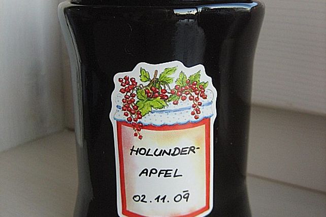 Holunder - Apfel - Marmelade von Himbeerklusi| Chefkoch