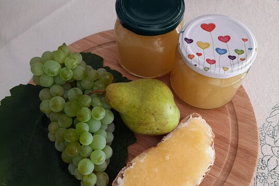 Trauben - Birnen - Marmelade