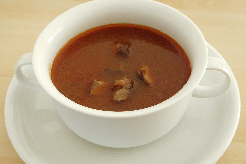 Falsche Ochsenschwanzsuppe