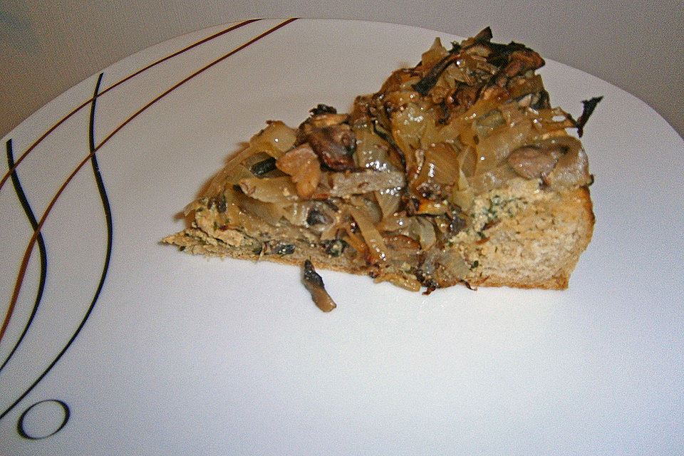 Veganer Zwiebelkuchen Veganer Zwiebelkuchen