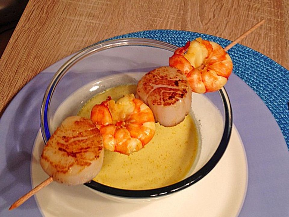 Curry - Shrimps - Suppe mit Kokosmilch von goldnagl| Chefkoch