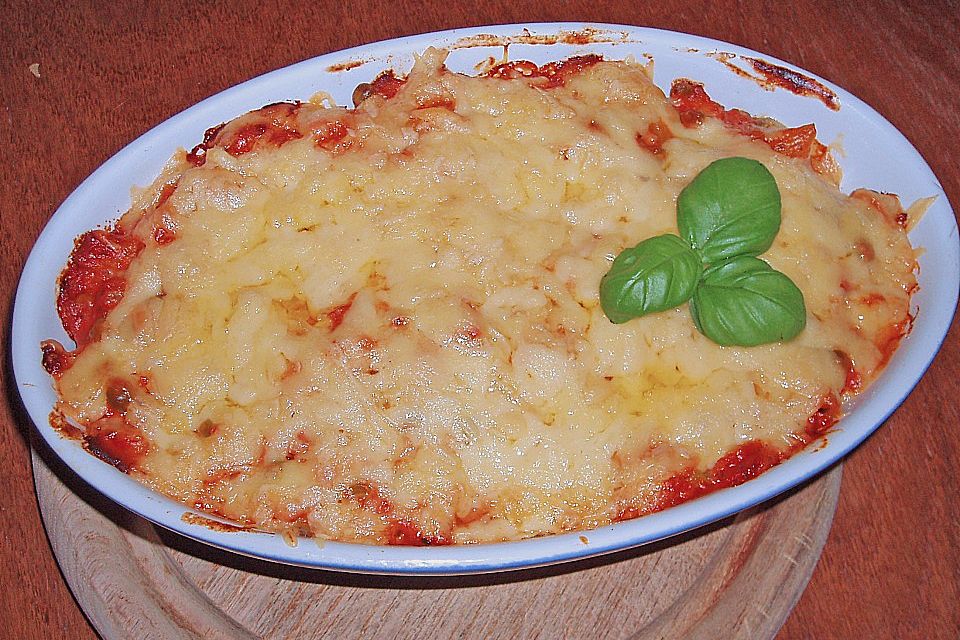 Rigatoni in Schinken - Sahne - Soße