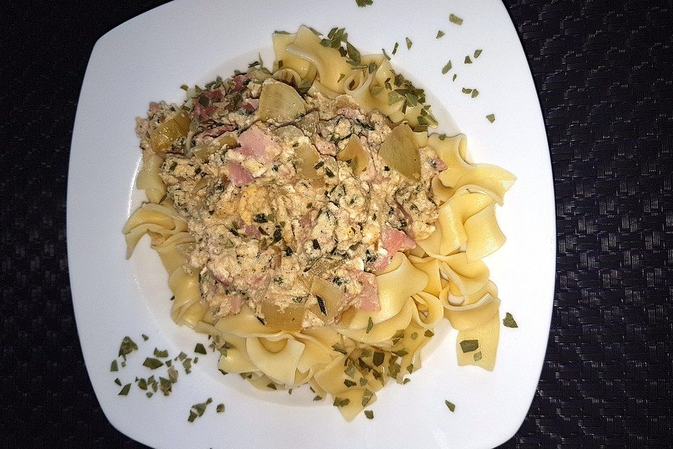 Italienische Carbonara-Sauce