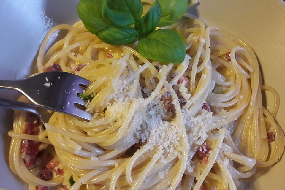 Italienische Carbonara-Sauce