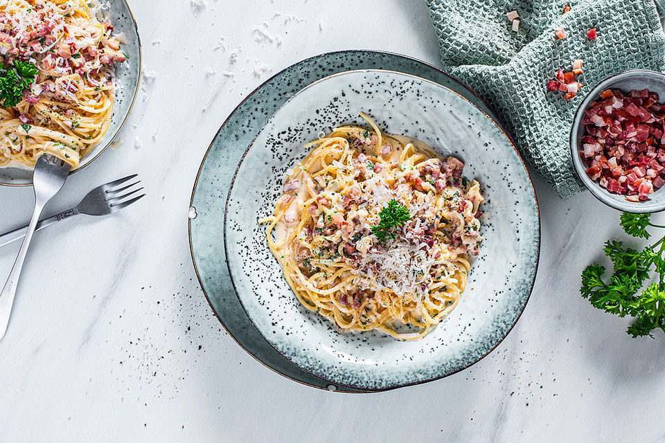 Italienische Carbonara-Sauce