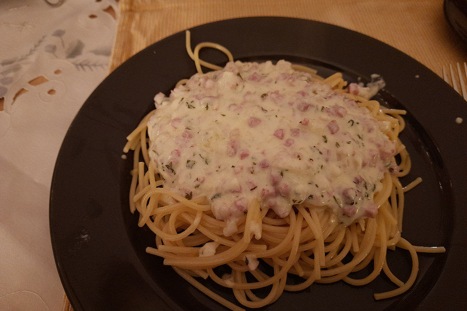 Italienische Carbonara-Sauce