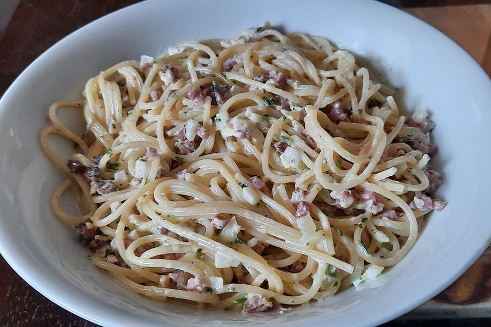 Italienische Carbonara-Sauce