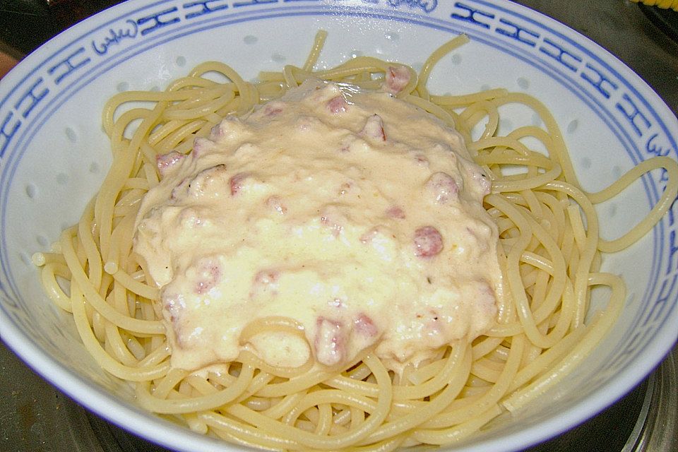 Italienische Carbonara-Sauce