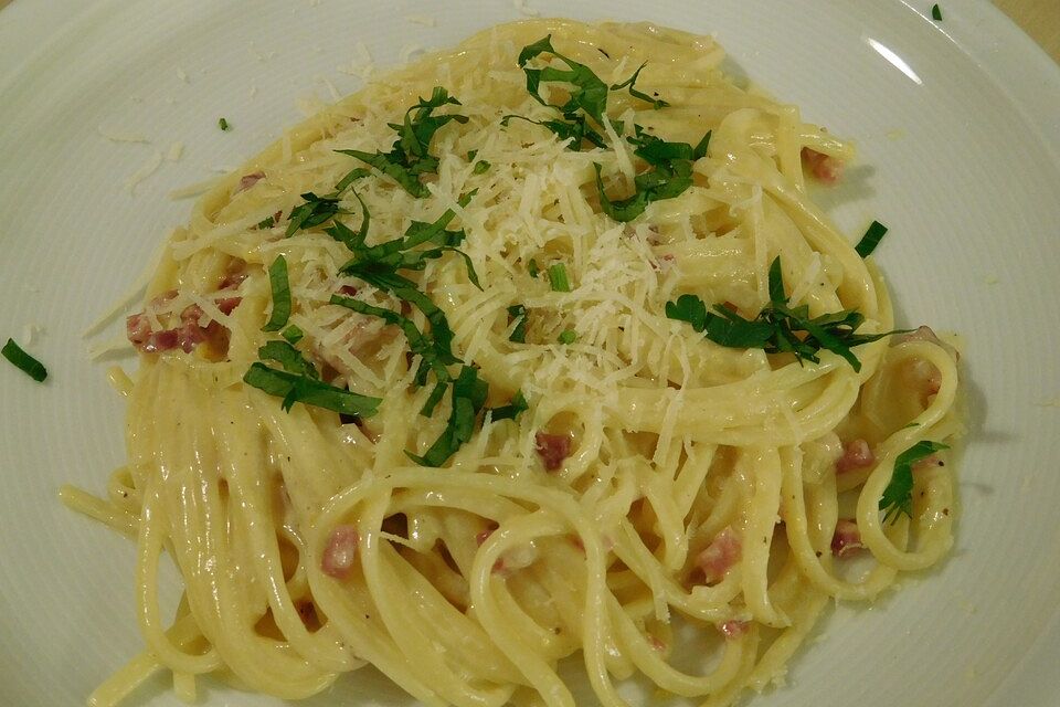 Italienische Carbonara-Sauce