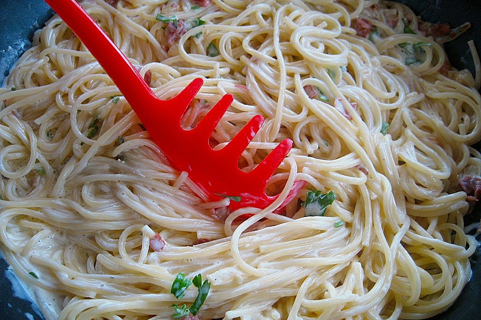 Italienische Carbonara-Sauce