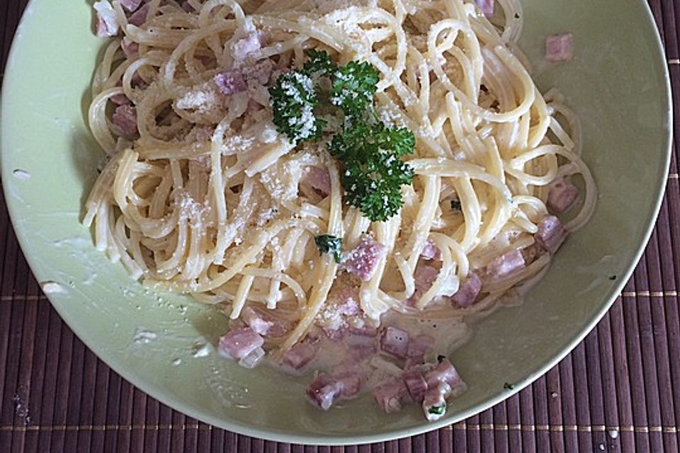 Italienische Carbonara-Sauce